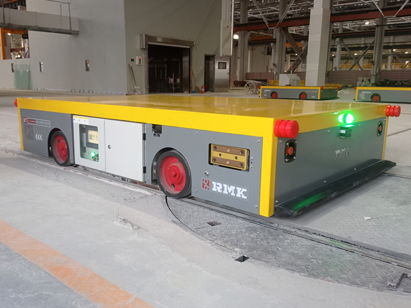 مشینری مینوفیکچرنگ کے لئے آر جی وی آٹومیٹک ریل ٹرانسفر کارٹ