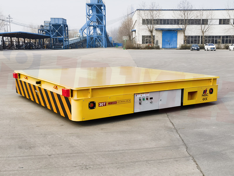 موٹر فیکٹری ہینڈلنگ کارٹ 30 ٹن بیٹری ٹرانسفر کارٹ