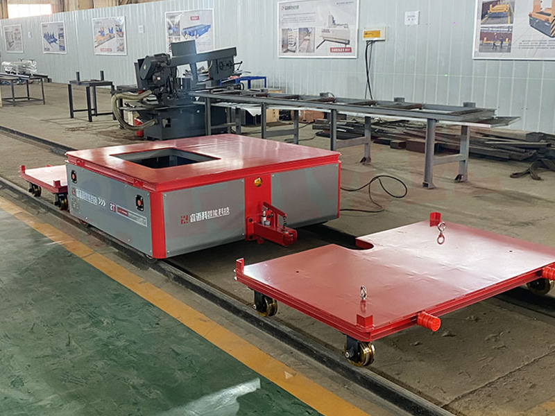 کاسٹنگ انڈسٹری ریل ٹریکٹر آر جی وی ٹرالی