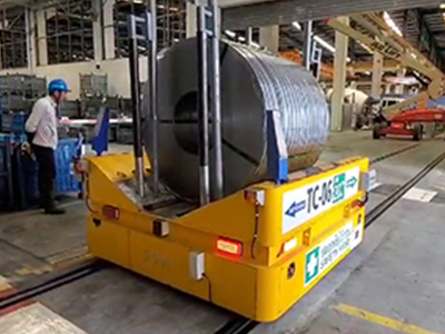 30 ٹن ریل گائیڈ وہیکل الیکٹرک ٹرانسفر کارٹ کولی ٹرانسپورٹ کار