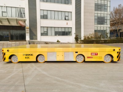 160 ٹن ہیوی لوڈ ٹرانسپورٹر اومنی ڈائریکشنل موبائل ٹریک لیس ٹرانسفر کارٹ