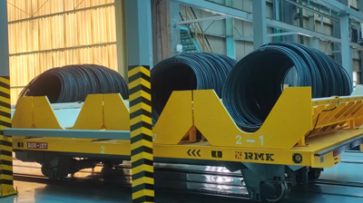 قابل ذکر خودکار ریل ٹرانسفر ٹرالی - آر جی وی ٹرانسپورٹ کارٹ