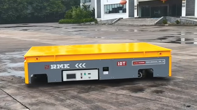 قابل ذکر اپنی مرضی کے مطابق اومنی موبائل اسٹیئرنگ وہیل ٹریک لیس ٹرانسفر کارٹ